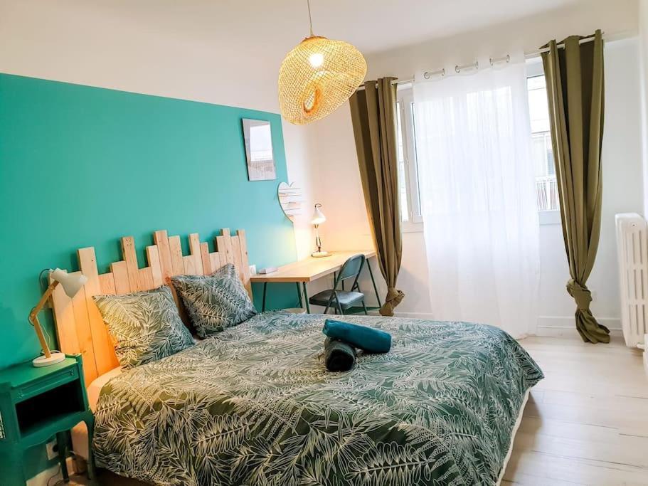 Cosy Summer 2Ch - Parc Expo - 2 Balcons & Stationnement Gratuit بو المظهر الخارجي الصورة